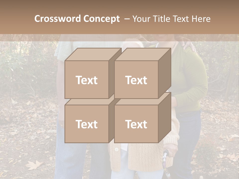 Aged Healthy Matriarch PowerPoint Template