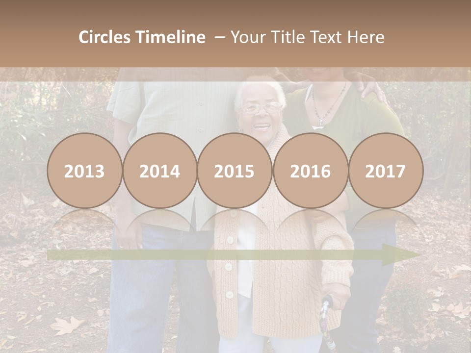 Aged Healthy Matriarch PowerPoint Template