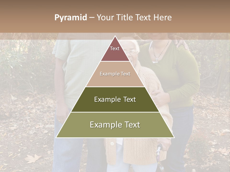 Aged Healthy Matriarch PowerPoint Template