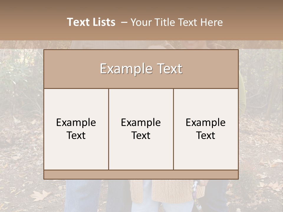 Aged Healthy Matriarch PowerPoint Template