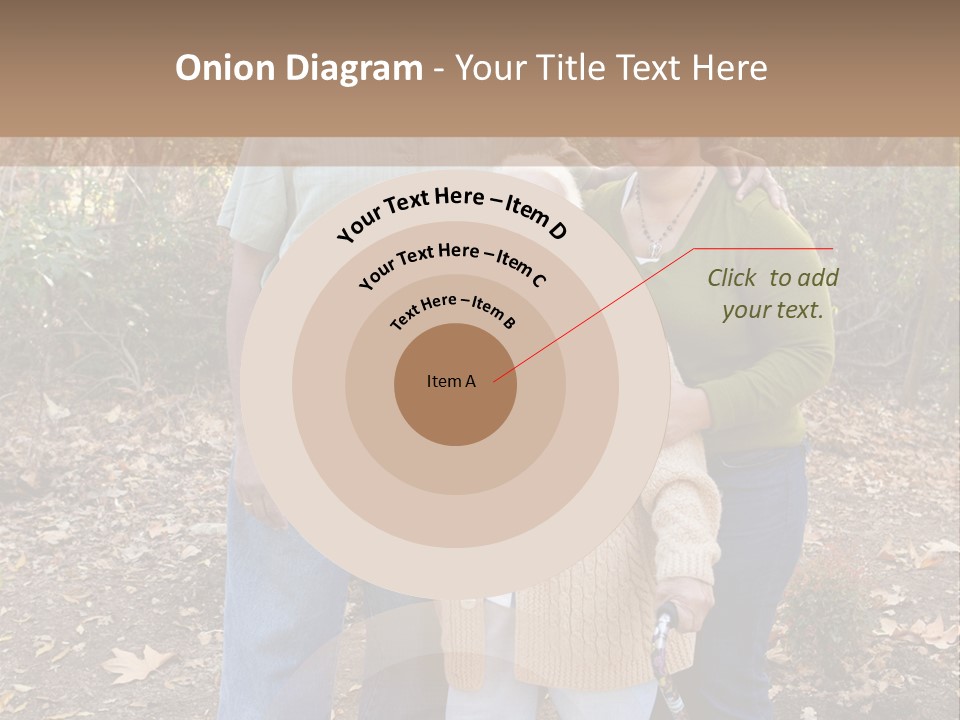 Aged Healthy Matriarch PowerPoint Template