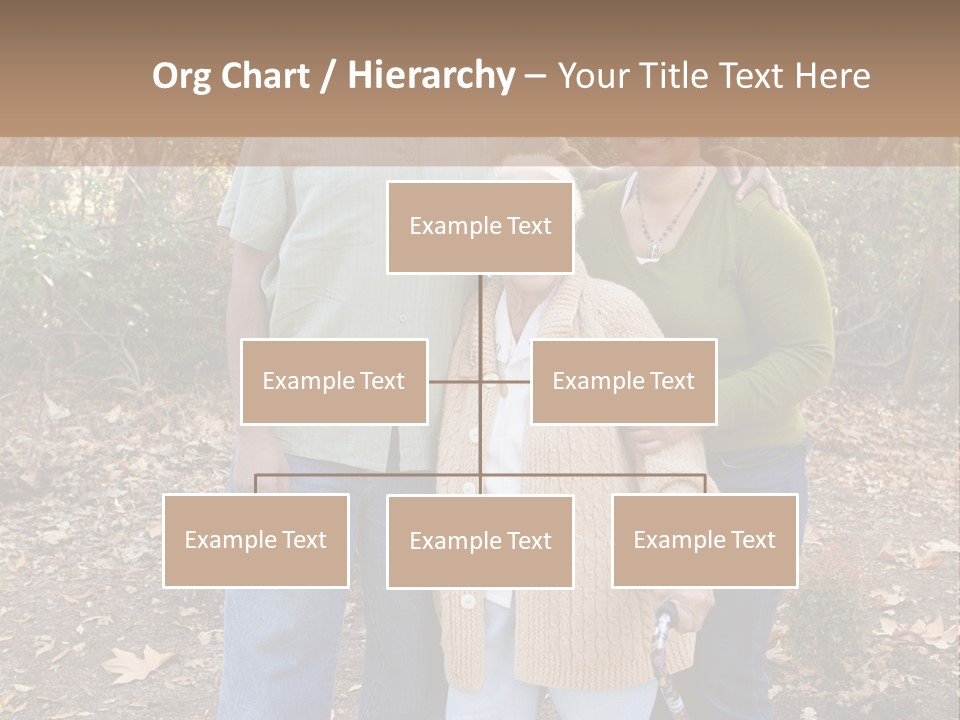 Aged Healthy Matriarch PowerPoint Template