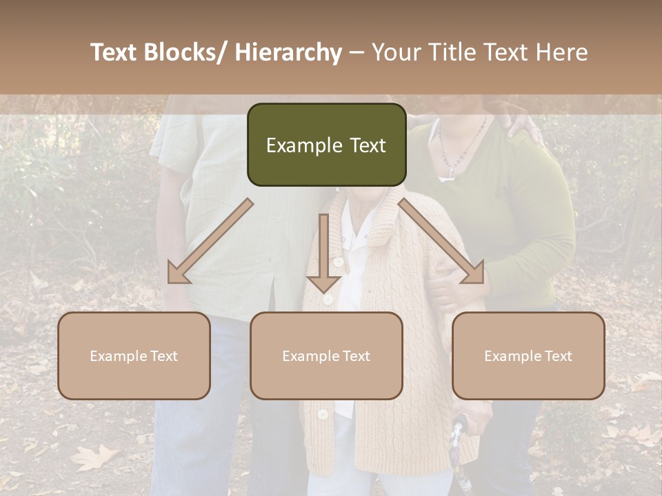 Aged Healthy Matriarch PowerPoint Template