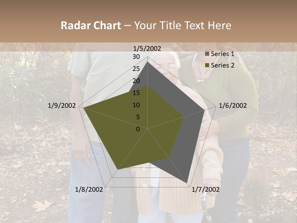 Aged Healthy Matriarch PowerPoint Template