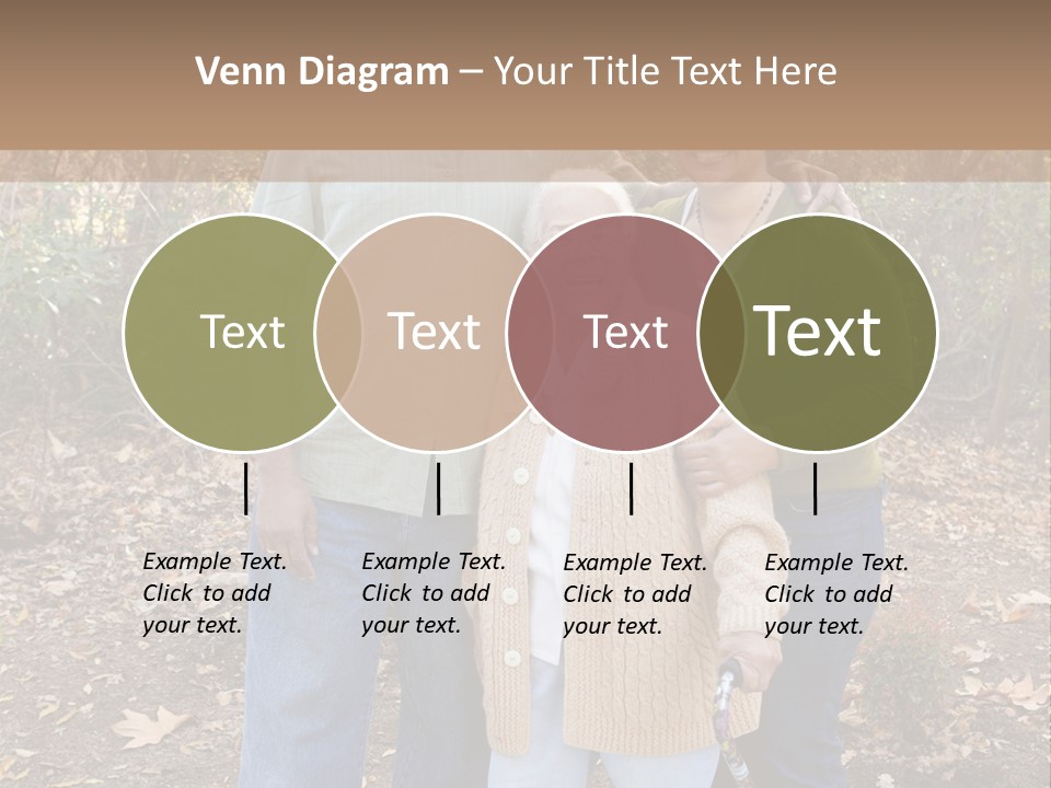 Aged Healthy Matriarch PowerPoint Template