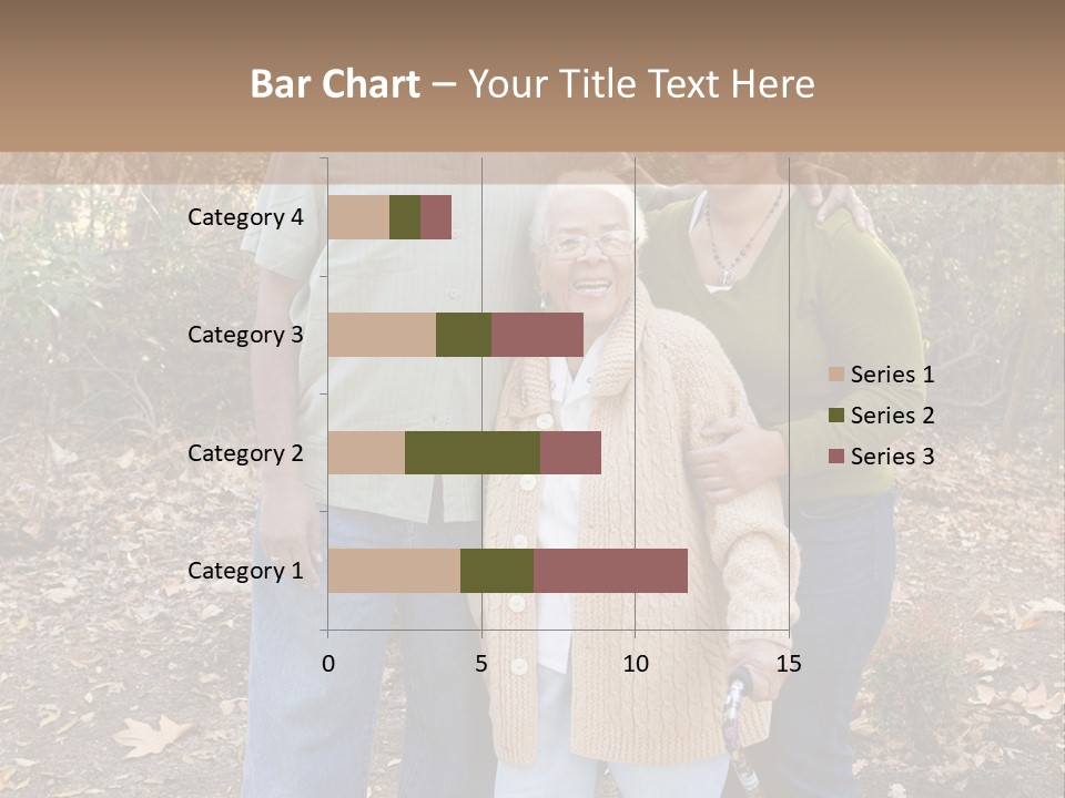 Aged Healthy Matriarch PowerPoint Template