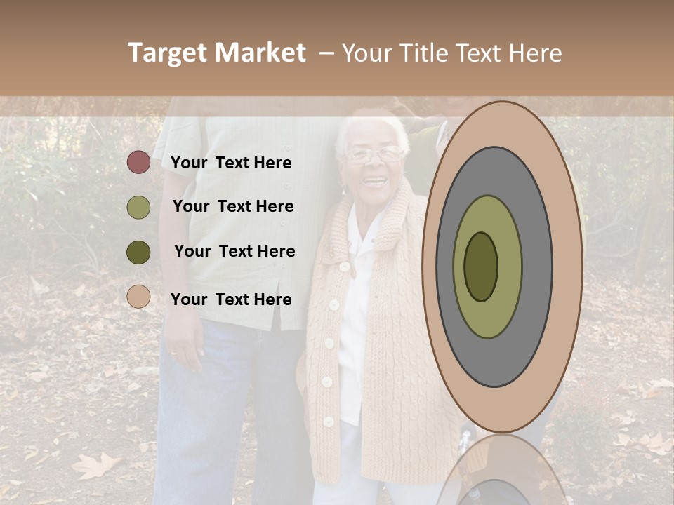 Aged Healthy Matriarch PowerPoint Template