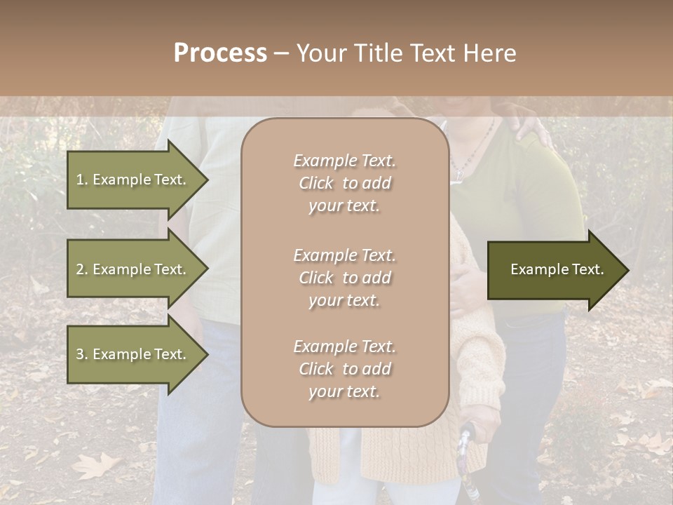 Aged Healthy Matriarch PowerPoint Template