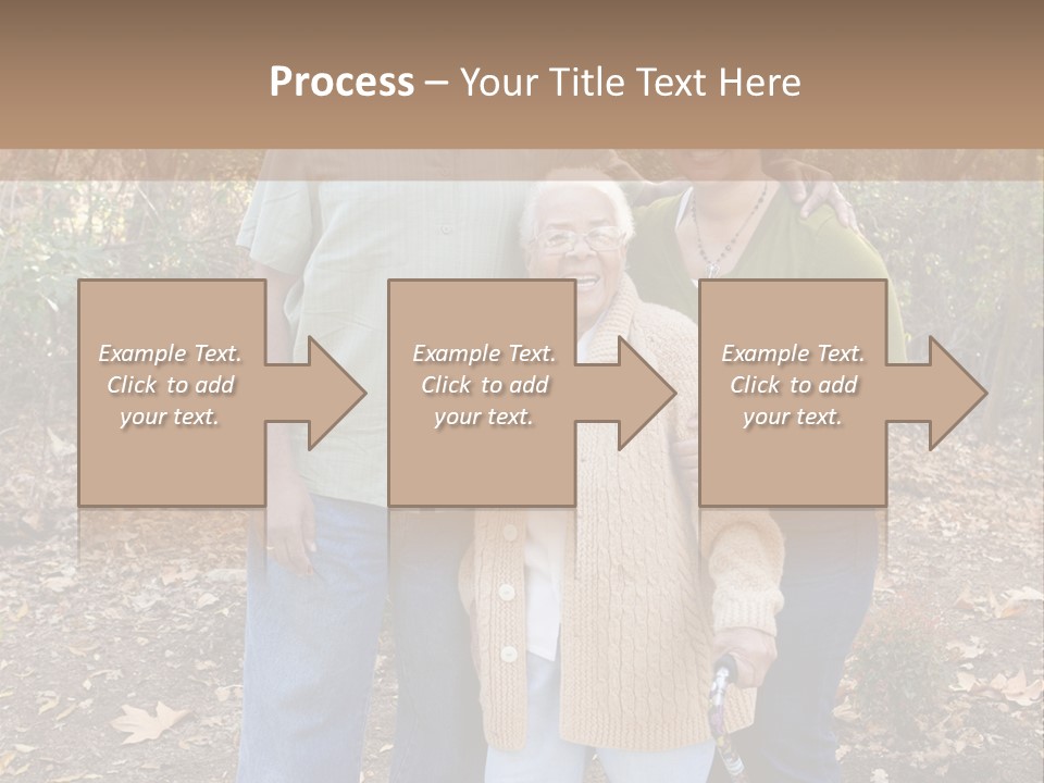 Aged Healthy Matriarch PowerPoint Template