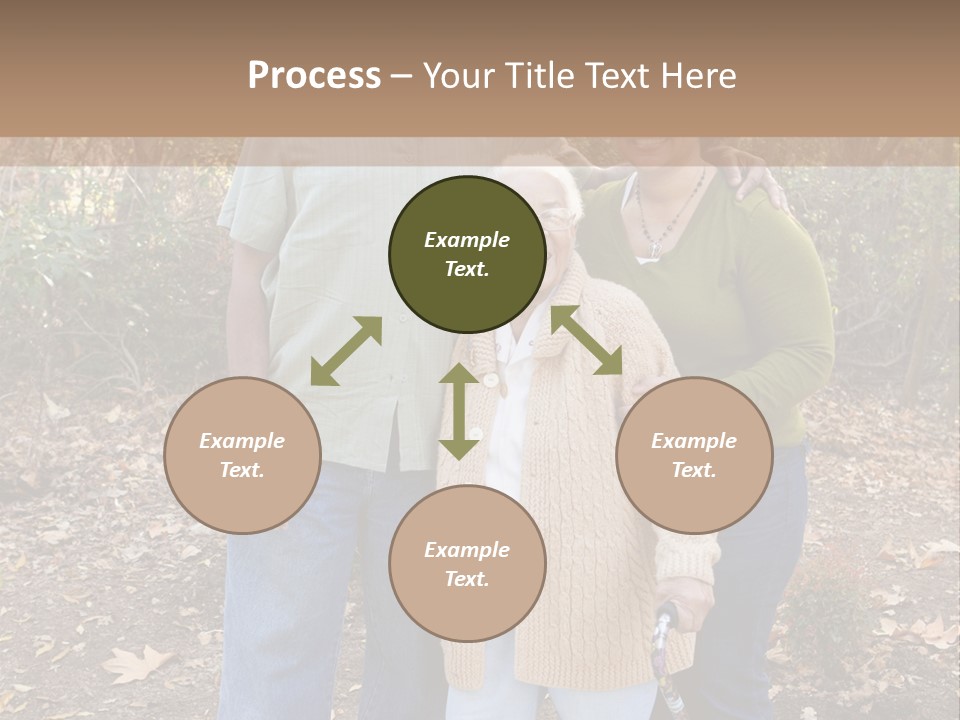 Aged Healthy Matriarch PowerPoint Template