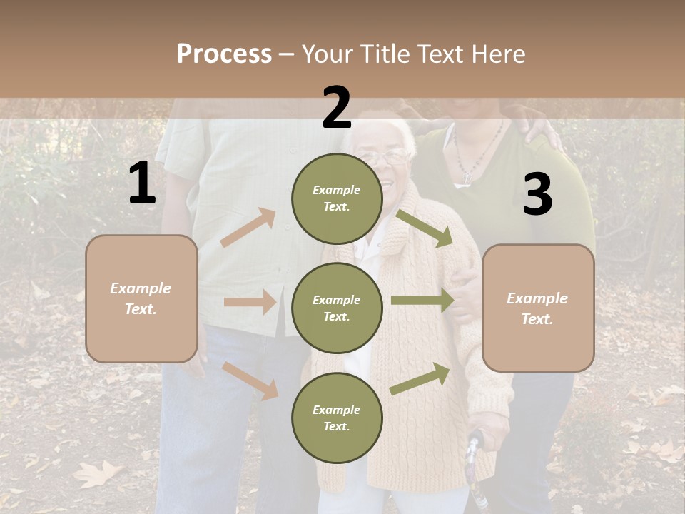 Aged Healthy Matriarch PowerPoint Template