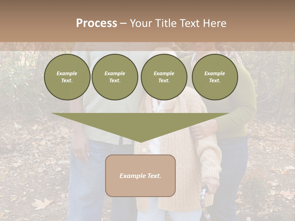 Aged Healthy Matriarch PowerPoint Template