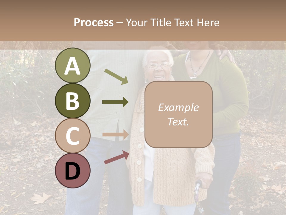 Aged Healthy Matriarch PowerPoint Template