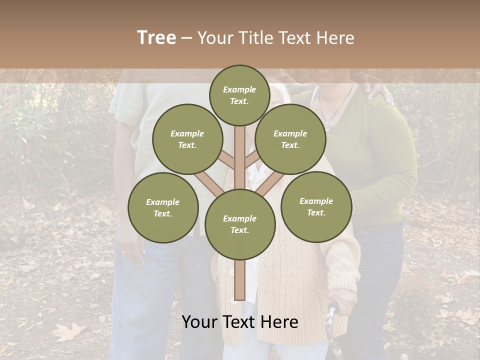 Aged Healthy Matriarch PowerPoint Template