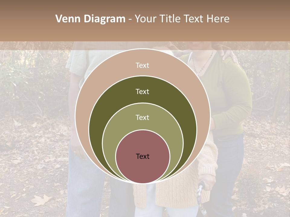 Aged Healthy Matriarch PowerPoint Template