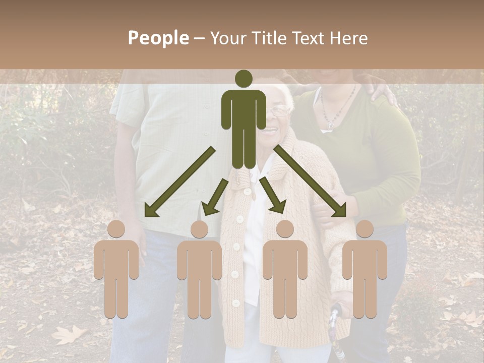 Aged Healthy Matriarch PowerPoint Template