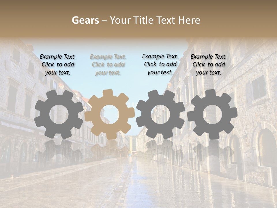 City Historic Sea PowerPoint Template