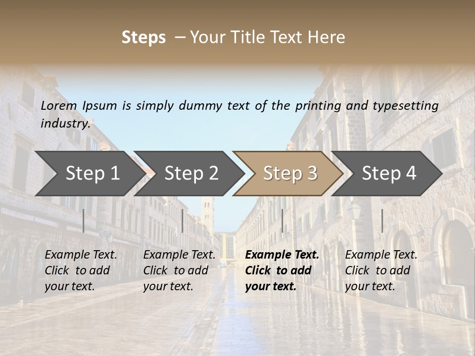 City Historic Sea PowerPoint Template