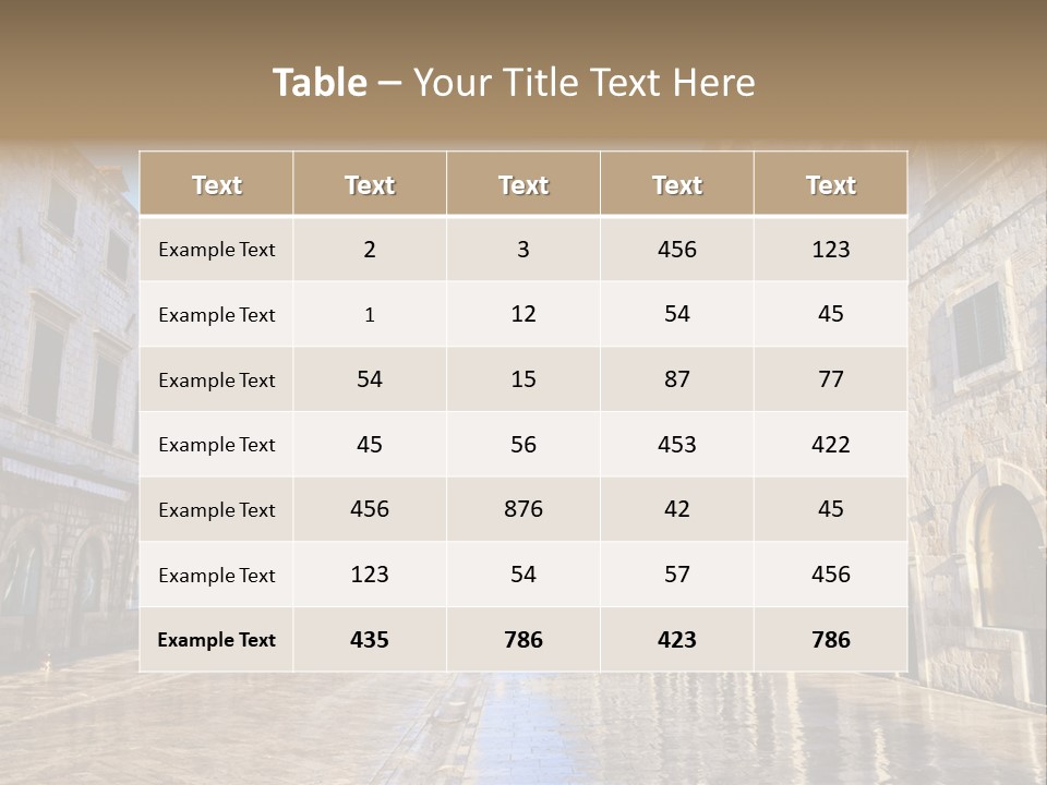 City Historic Sea PowerPoint Template