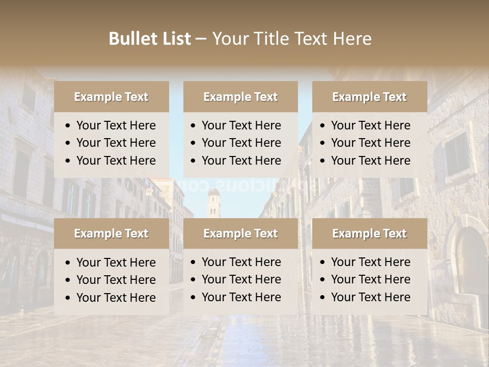 City Historic Sea PowerPoint Template
