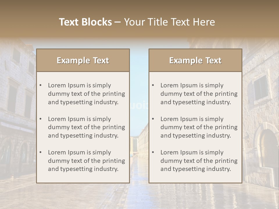 City Historic Sea PowerPoint Template