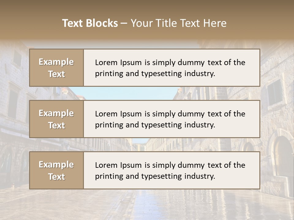 City Historic Sea PowerPoint Template