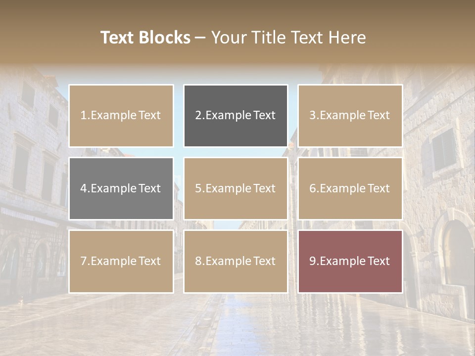 City Historic Sea PowerPoint Template