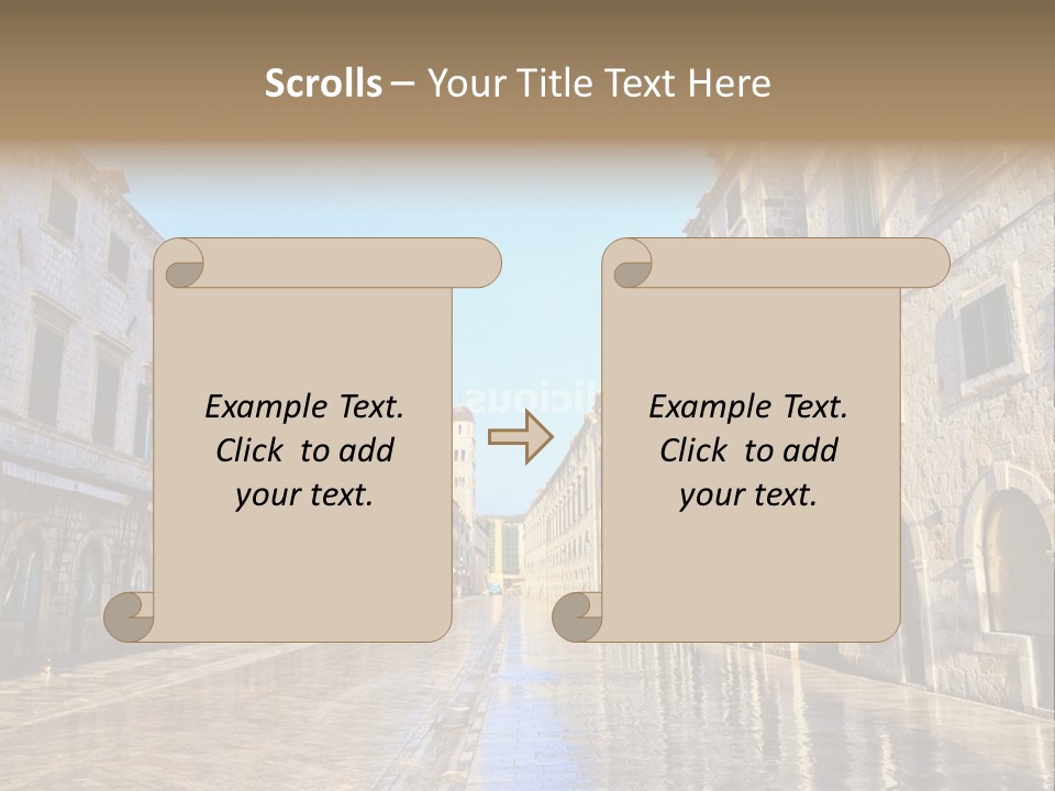 City Historic Sea PowerPoint Template