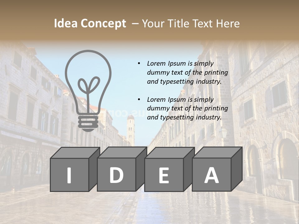 City Historic Sea PowerPoint Template