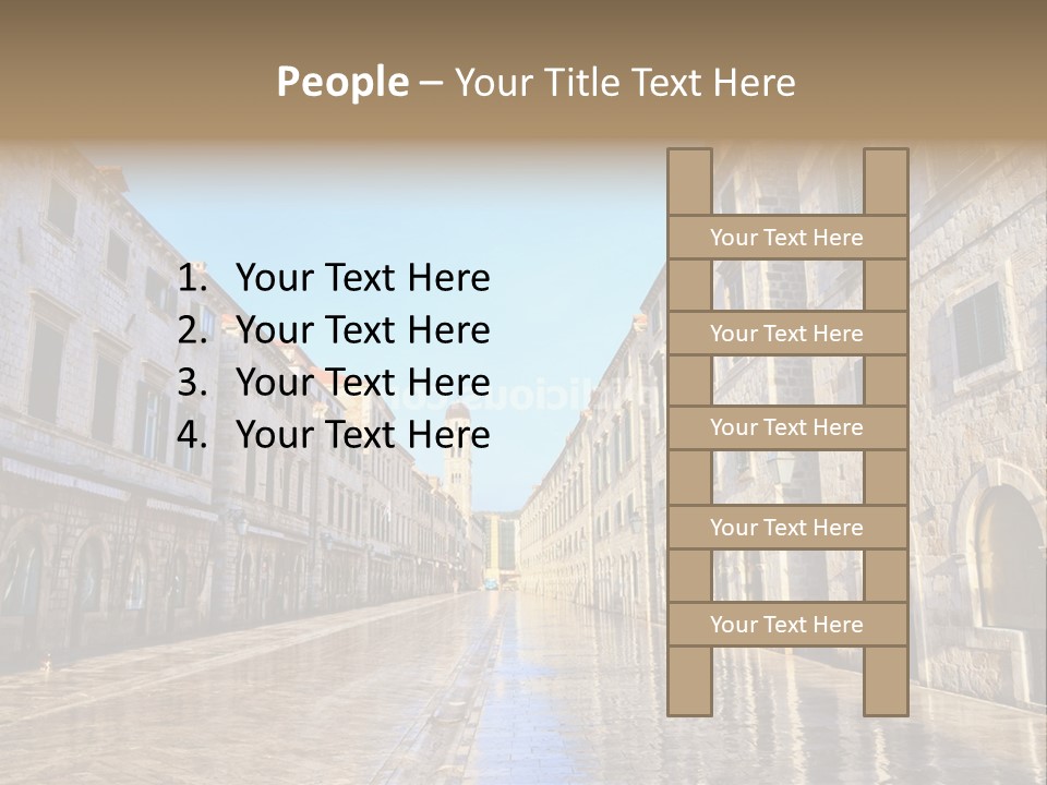 City Historic Sea PowerPoint Template
