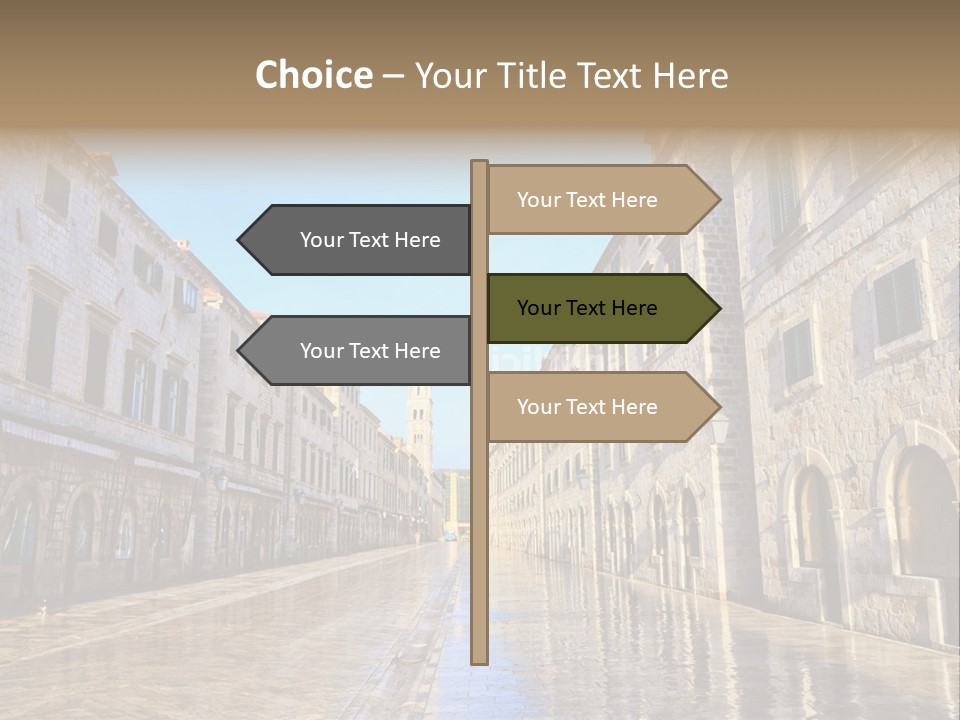 City Historic Sea PowerPoint Template