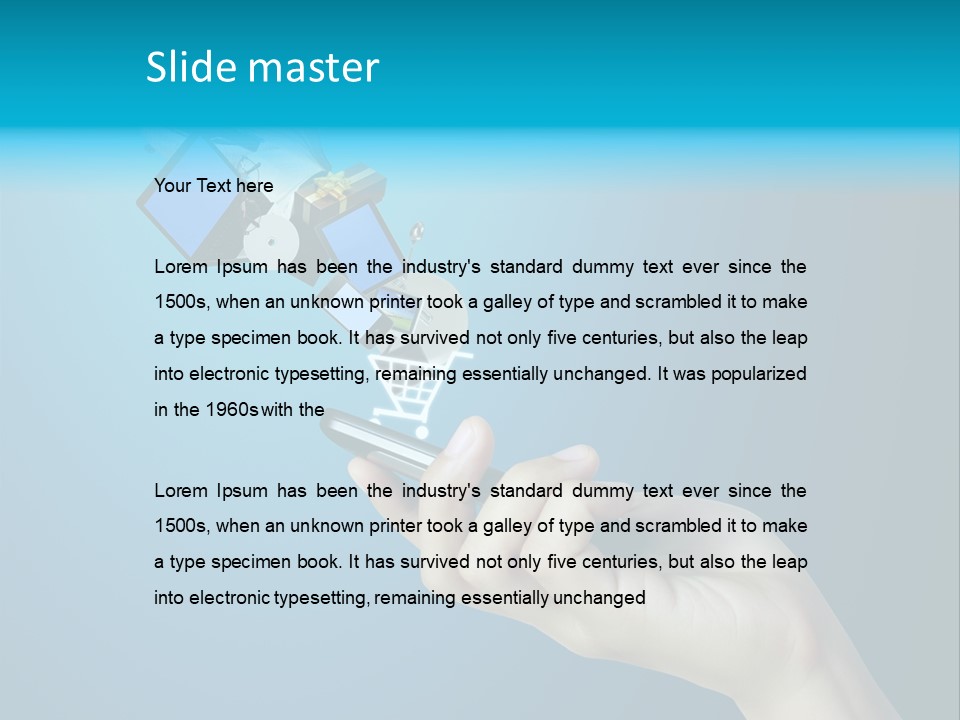 Cellular Blank Smart PowerPoint Template