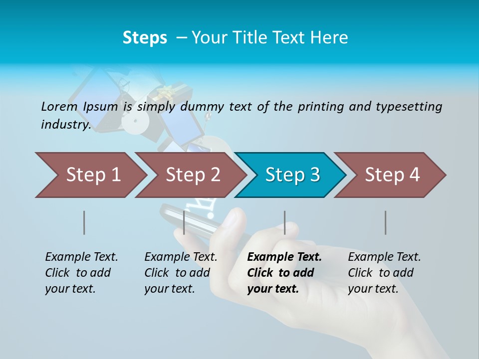 Cellular Blank Smart PowerPoint Template
