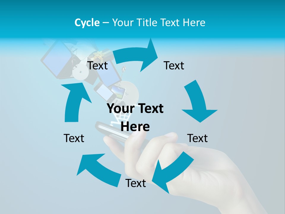 Cellular Blank Smart PowerPoint Template
