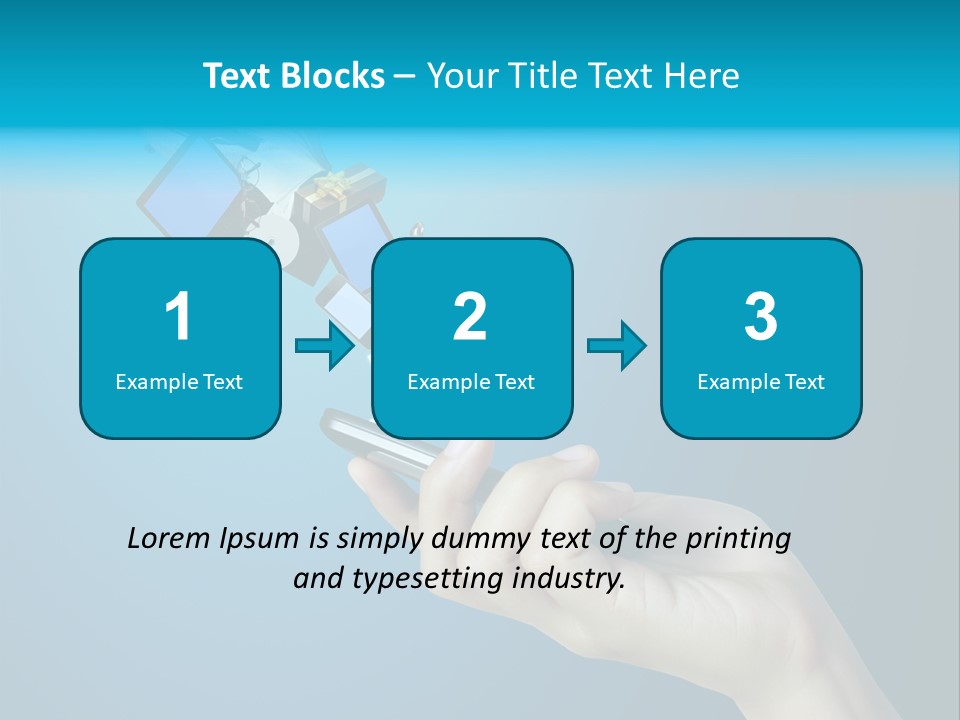 Cellular Blank Smart PowerPoint Template