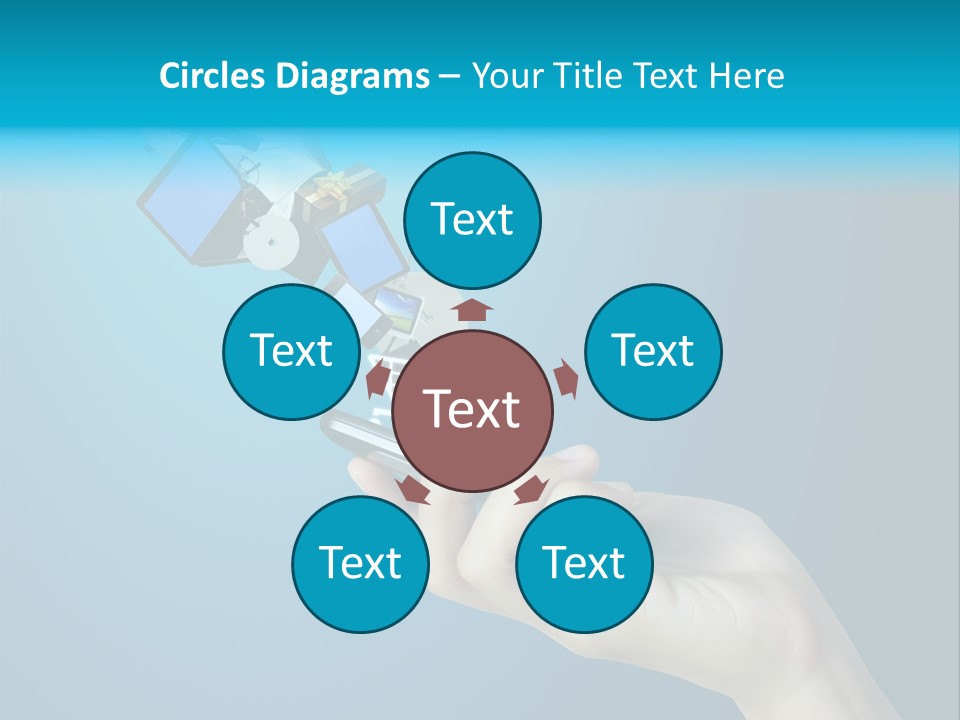 Cellular Blank Smart PowerPoint Template