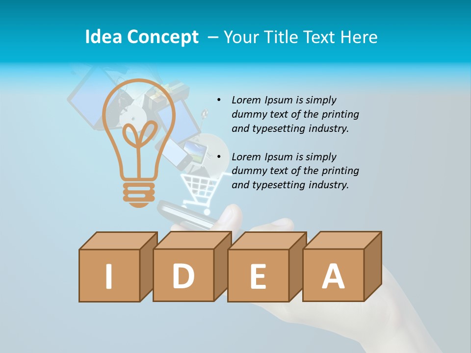 Cellular Blank Smart PowerPoint Template