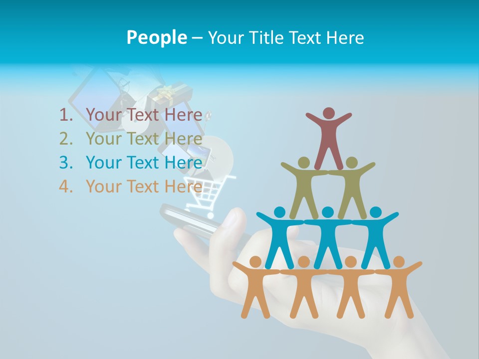 Cellular Blank Smart PowerPoint Template