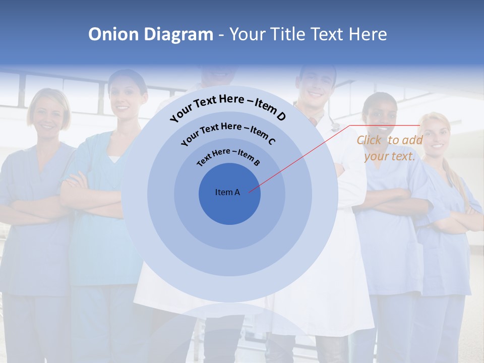A Group Of Doctors Standing In A Hospital PowerPoint Template