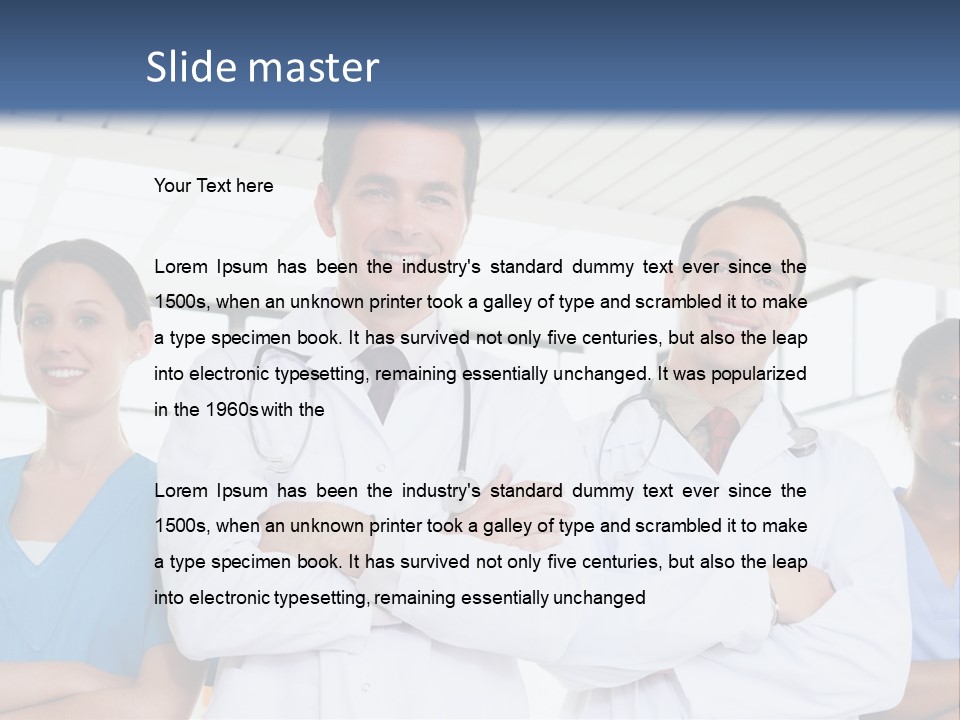 Modern Resting Pupils PowerPoint Template