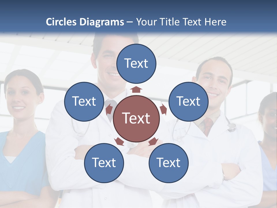 Modern Resting Pupils PowerPoint Template