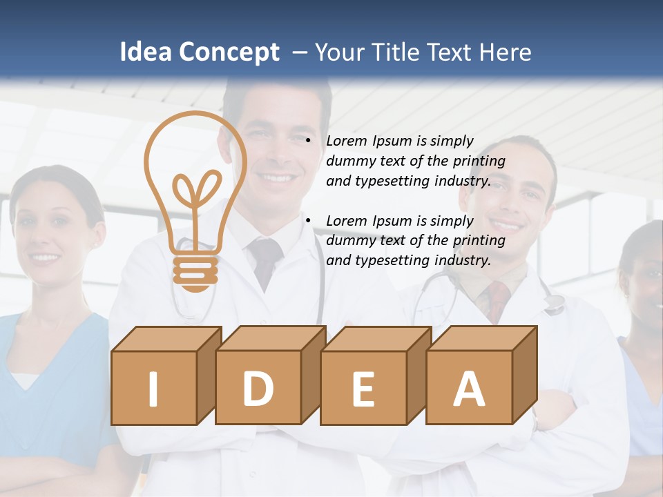 Modern Resting Pupils PowerPoint Template