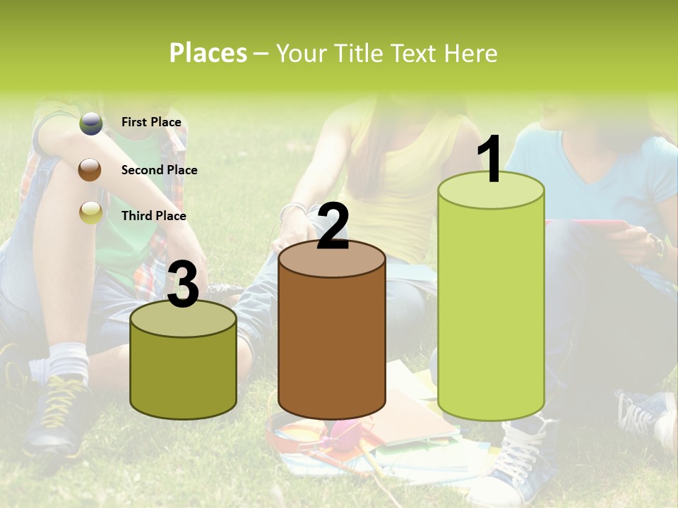 Modern Resting Pupils PowerPoint Template