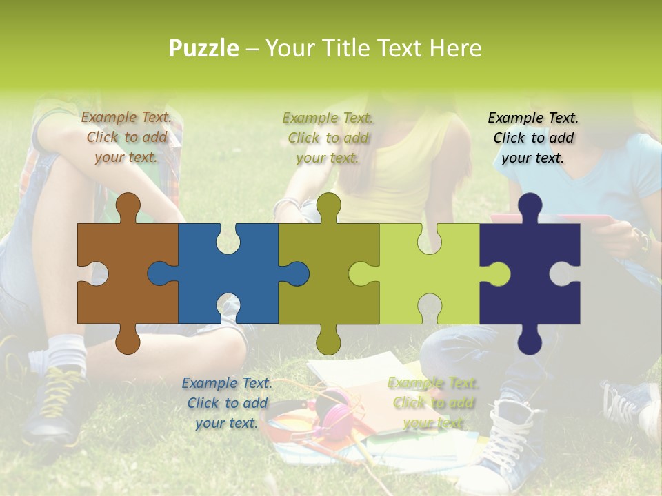 Modern Resting Pupils PowerPoint Template