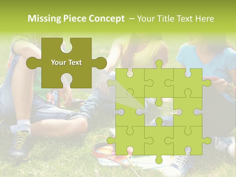 Modern Resting Pupils PowerPoint Template