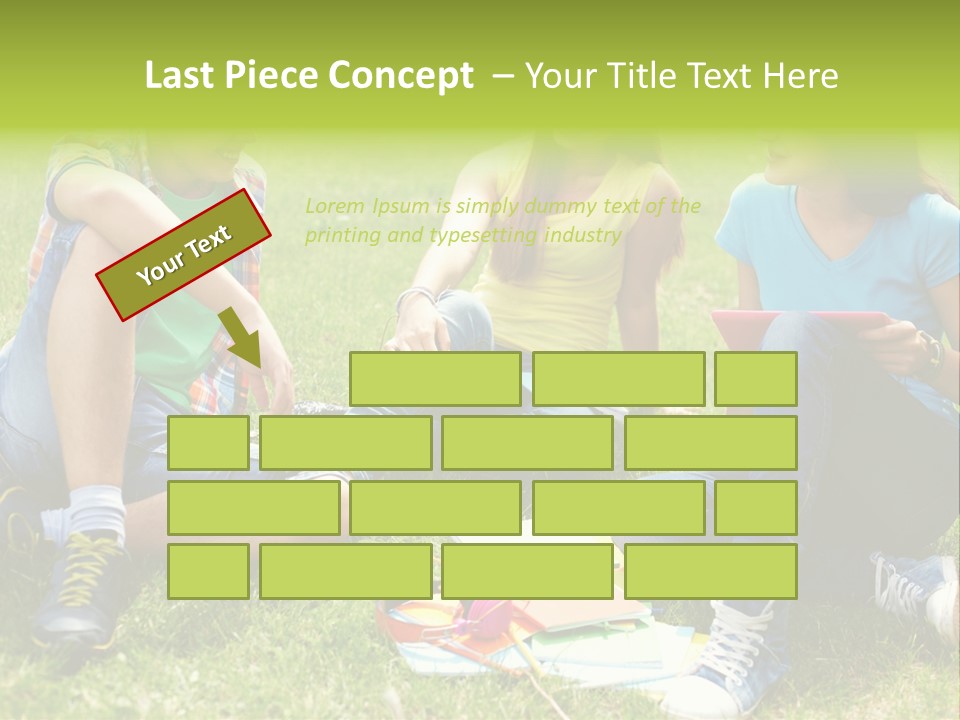 Modern Resting Pupils PowerPoint Template