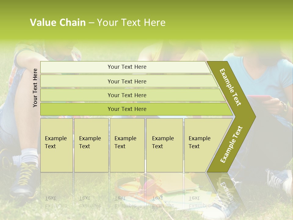 Modern Resting Pupils PowerPoint Template