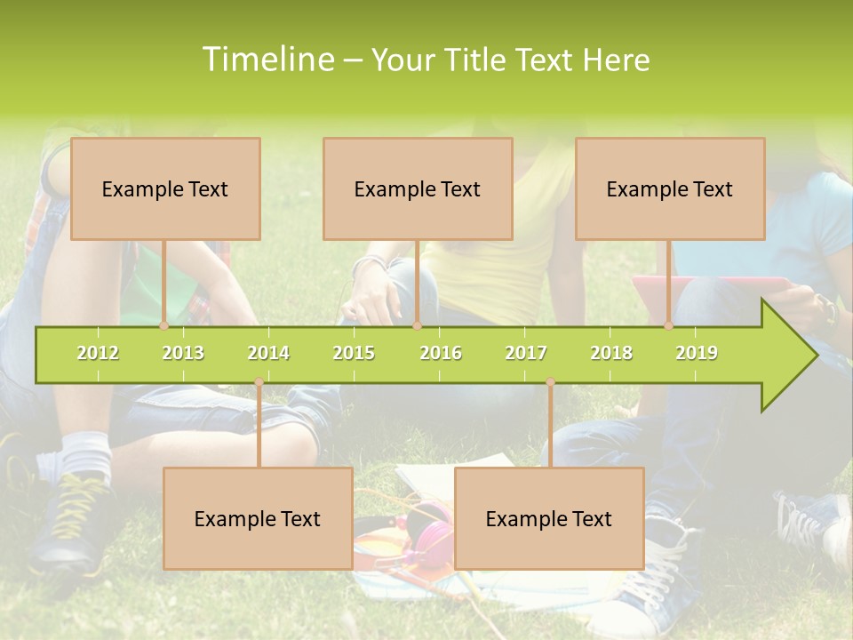 Modern Resting Pupils PowerPoint Template