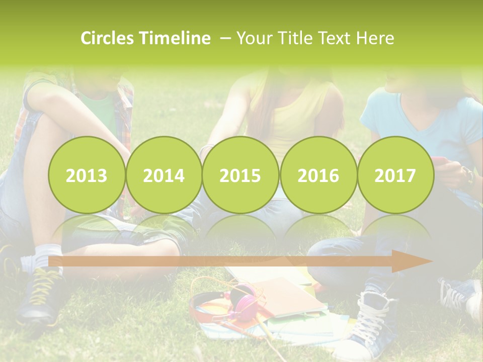 Modern Resting Pupils PowerPoint Template