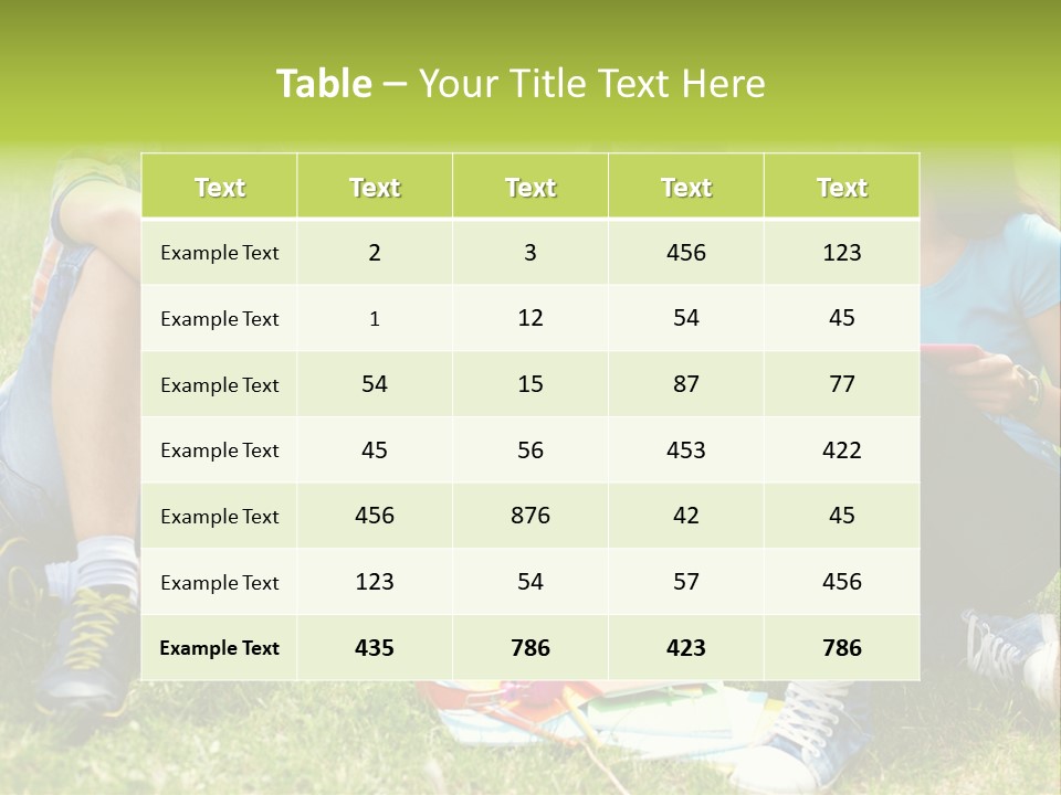 Modern Resting Pupils PowerPoint Template